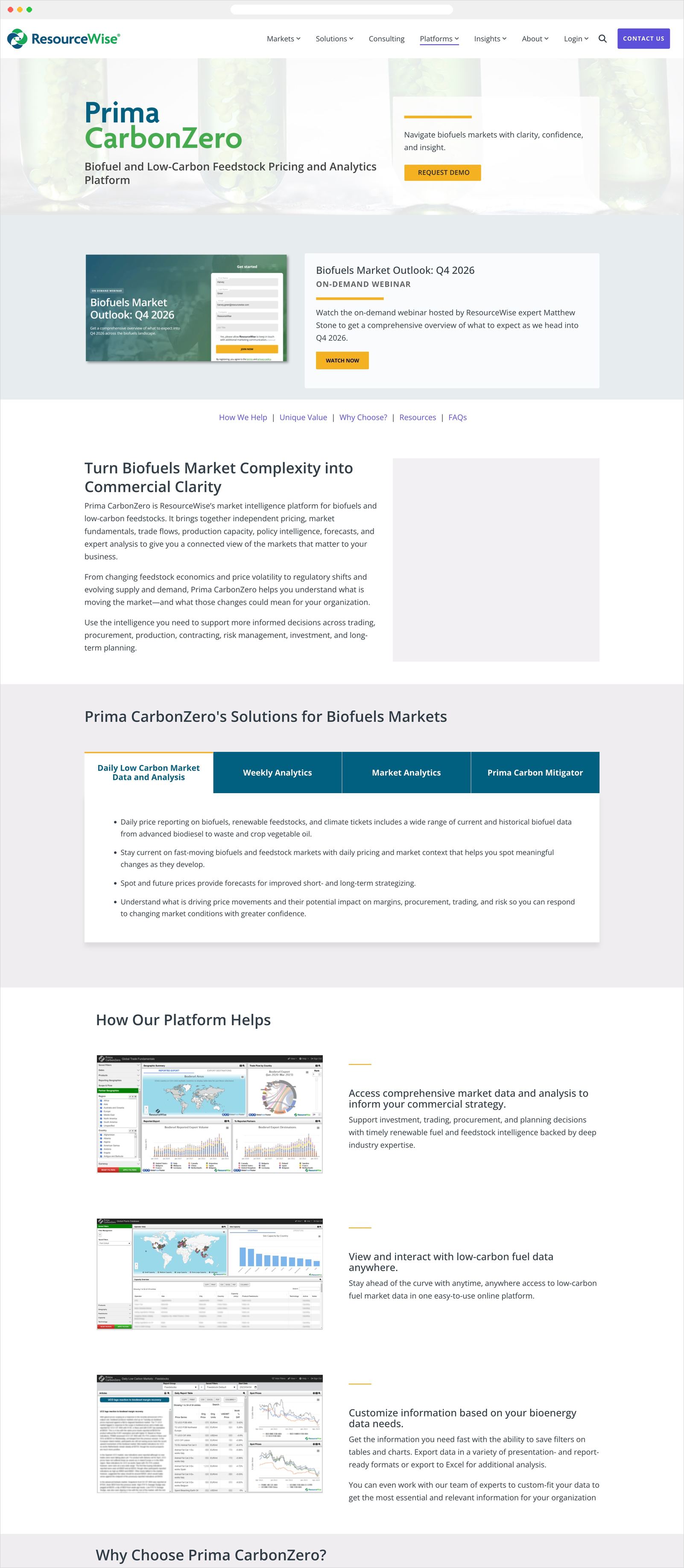 ResourceWise website, image 3 of 4
